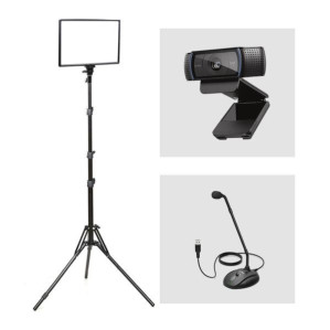 [오토케] 나는 왕초보다 PC방송세트1 큐브라이트45 LED 조명/로지텍 C920/FIFINE K052 > 영상가전