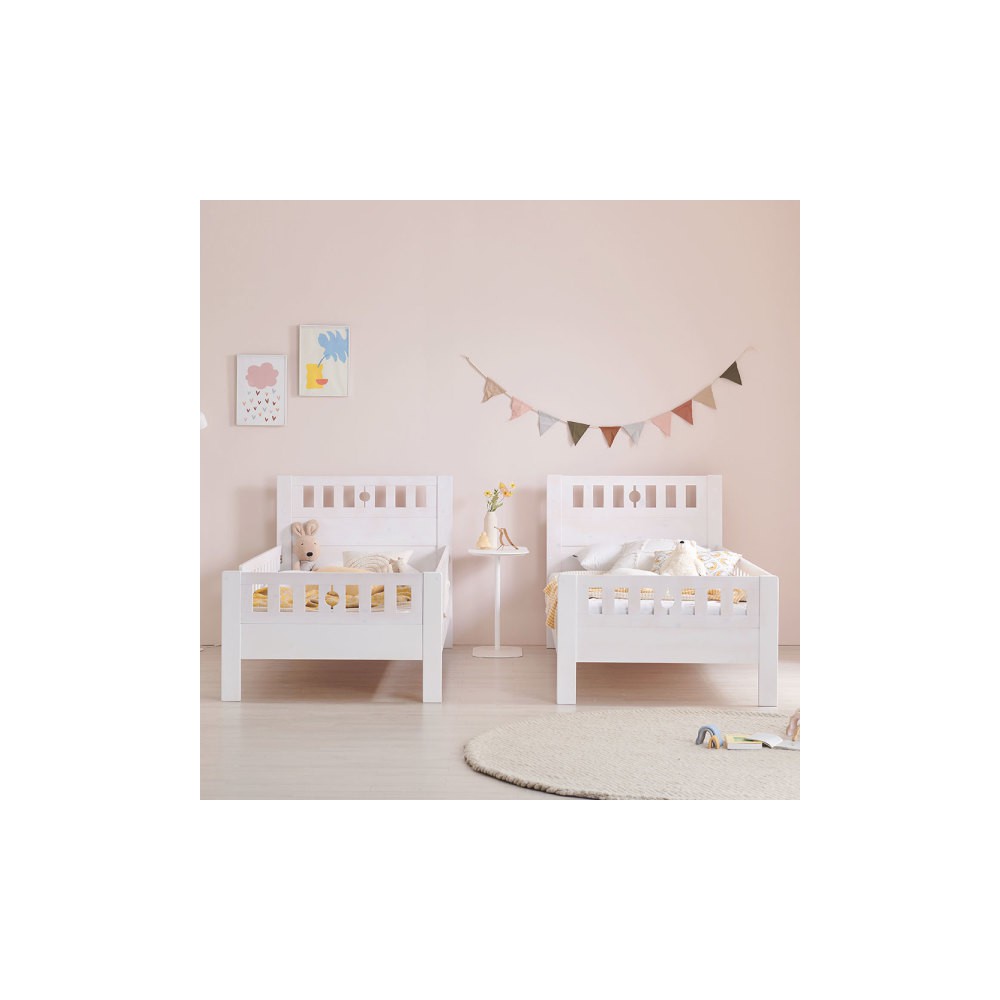 상일리베가구 샐리 원목 분리형 어린이 이층침대(안전가드/서랍)