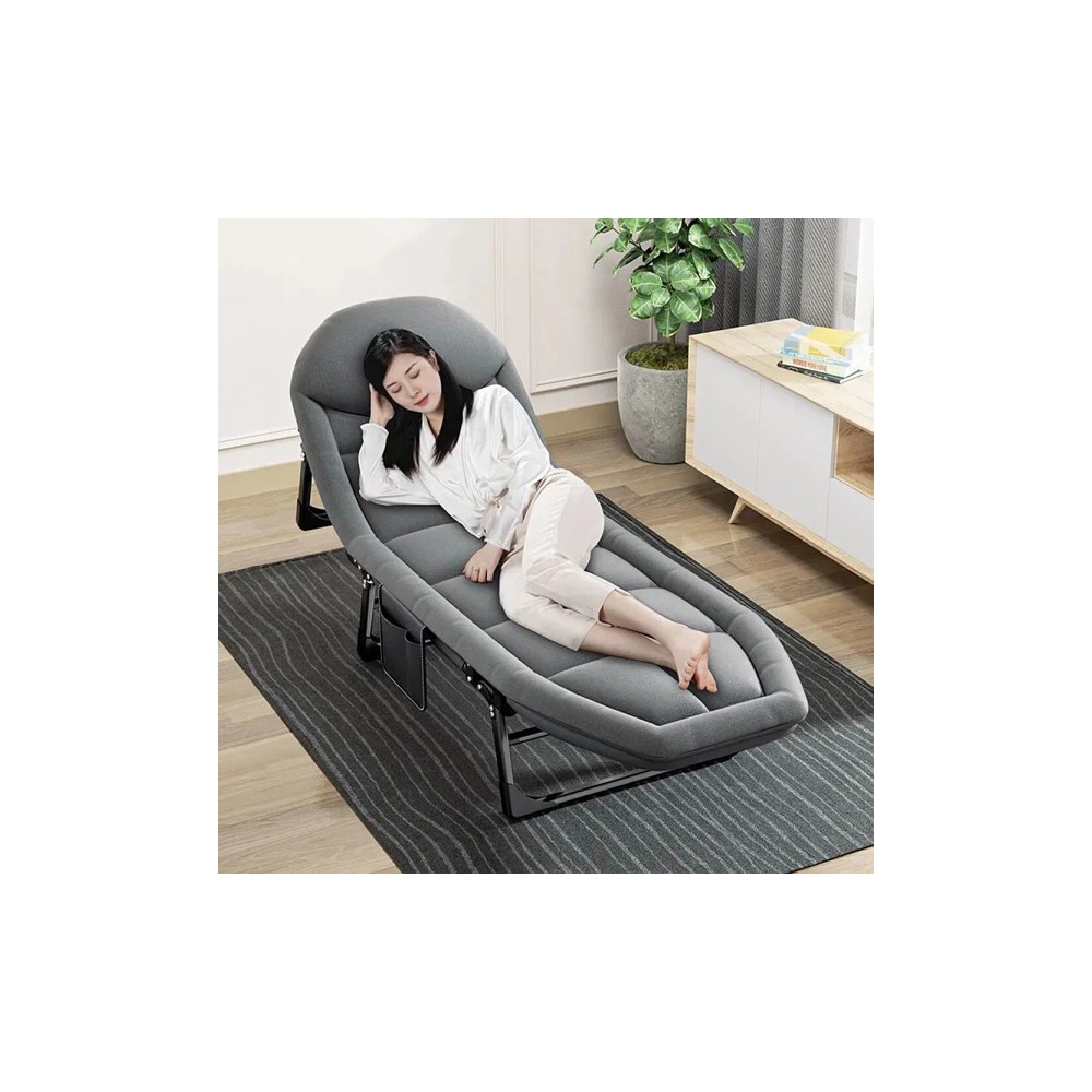 접이식 간이 침대 싱글 1인용 야전 캠핑 이동식 베드 경량 휴대용 각도조절 보조 매트리스