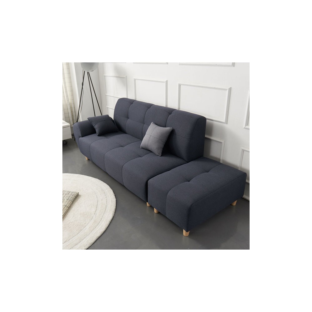 앨리스 패브릭 3인소파+스툴 세트 패브릭쇼파 3인용소파 거실쇼파 발수기능 원단