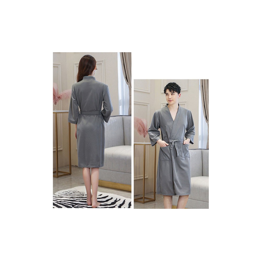 여름용 샤워가운 호텔 목욕가운 와플 샤워가운 가운