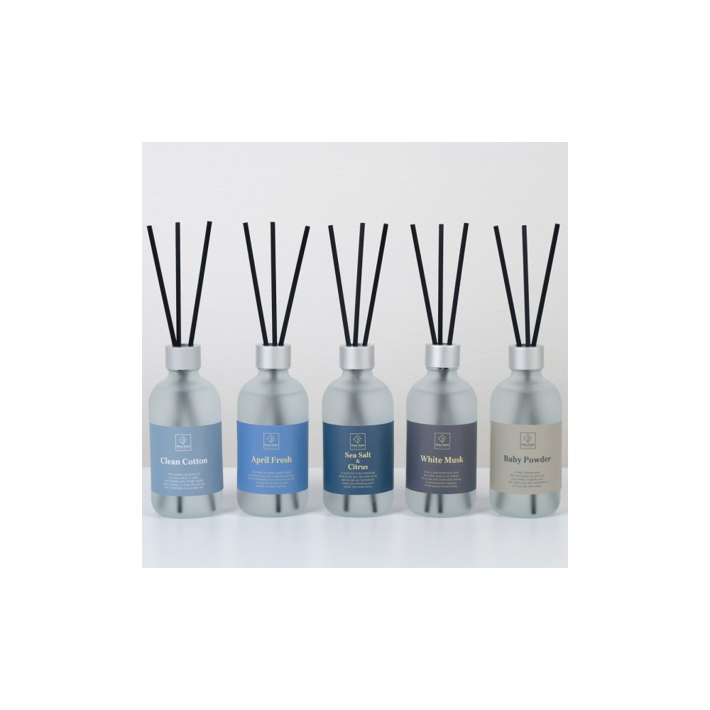 그레이존 디퓨저 250ml 4개 대용량 화장실 실내방향제 용기색상 화이트