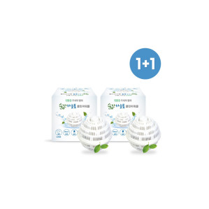 1+1 세제없이 빨래하는 순한하늘품 클린파워볼 세탁볼