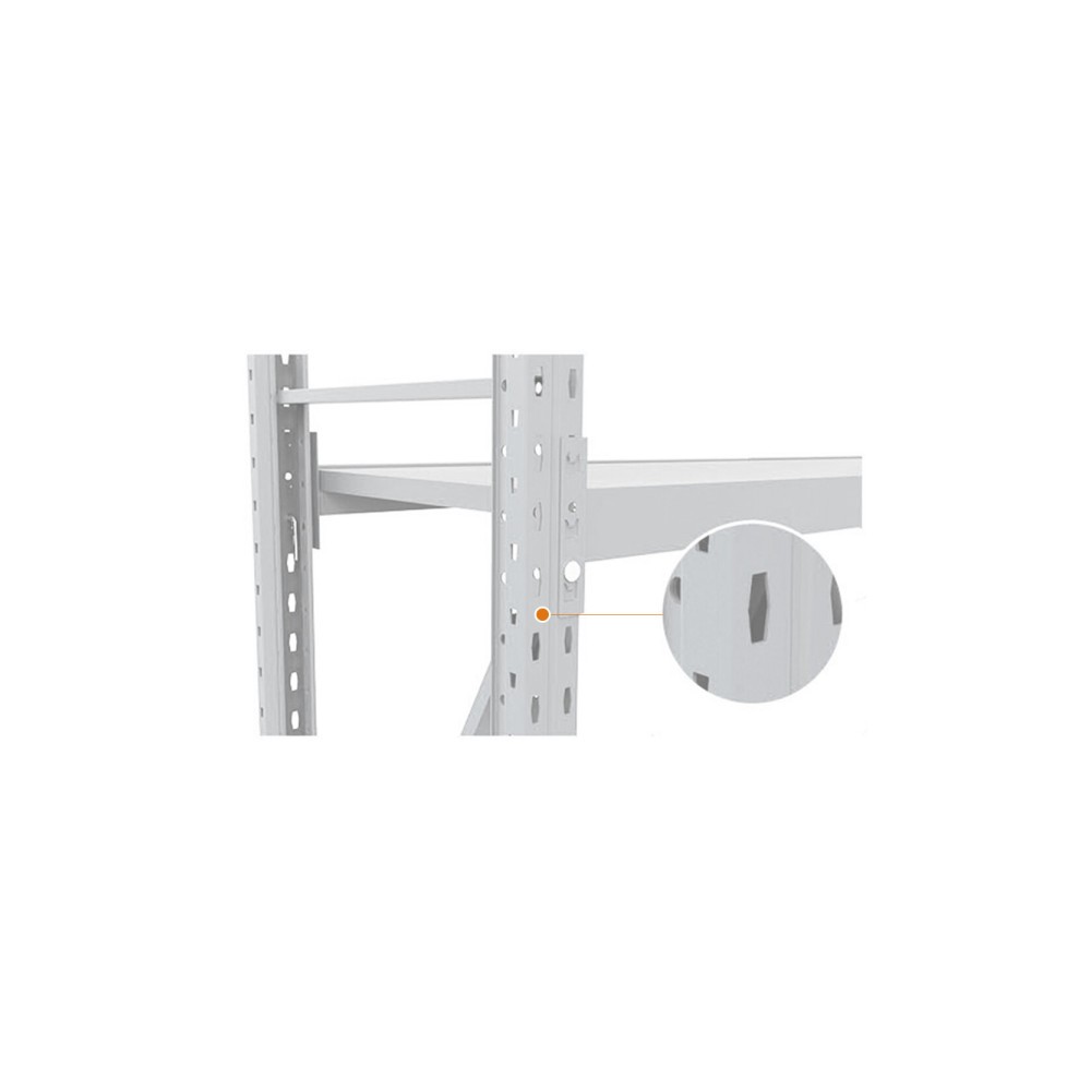 코어 중량랙 독립형 연결형 산업용 앵글 경량랙 파렛트랙 철제선반 4단 독립형